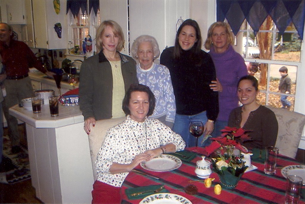 The Littlejohns  Susan is in the purple sweater.