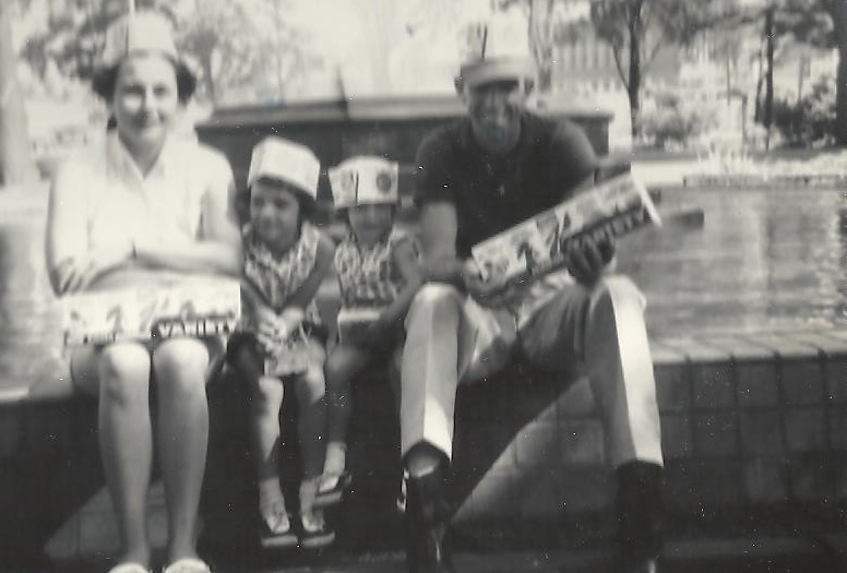 Mom, Myself, My Sister & Dad in Battle Creek, Michigan