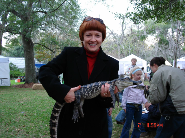 Lady with an alligator