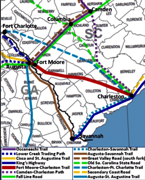 Fort Moore-Charleston Trail